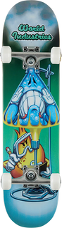 WORLD INDUSTRIES MADD SCIENTIST SKATEBOARD COMPLETE-7.5