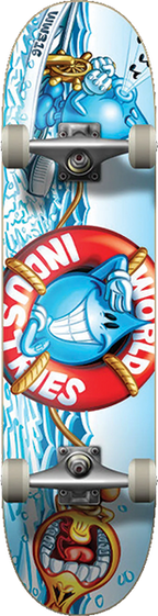 WORLD INDUSTRIES SPEEDBOAT WILLY SKATEBOARD COMPLETE 8.0