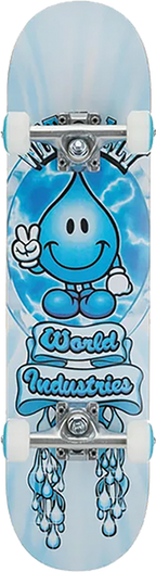 WORLD INDUSTRIES WET WILLY ICON SOFT TOP SKATEBOARD COMPLETE 7.25