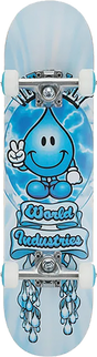 WORLD INDUSTRIES WET WILLY ICON SOFT TOP SKATEBOARD COMPLETE 7.25