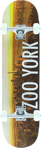 ZOO YORK SUNRISE SKATEBOARD COMPLETE 8.25