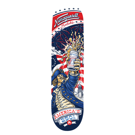 ALL I NEED AMERICA 250TH SKATEBOARD DECK-8.25