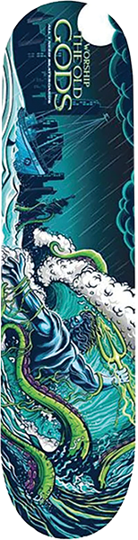 ALL I NEED WORSHIP THE OLD GODS SKATEBOARD DECK-8.3 POSEIDON