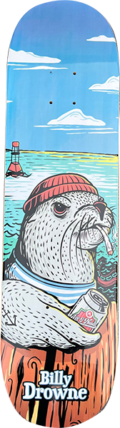 ALL I NEED DROWNE DOCK SERIES SEA LION SKATEBOARD DECK 8.1