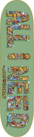 ALL I NEED GOONAN JEWELS SKATEBOARD DECK 8.25