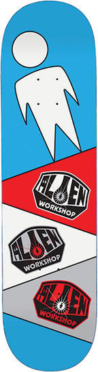 ALIEN WORKSHOP LOGO REPEATER SKATEBOARD DECK-8.12 BLUE
