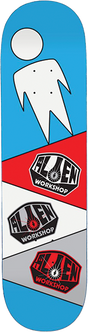 ALIEN WORKSHOP LOGO REPEATER SKATEBOARD DECK-8.12 BLUE