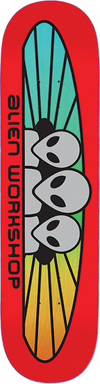 ALIEN WORKSHOP RGB SPECTRUM SKATEBOARD DECK-8.5 RED