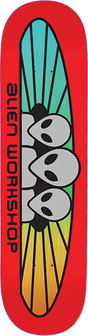 ALIEN WORKSHOP RGB SPECTRUM SKATEBOARD DECK-8.5 RED