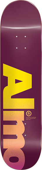 ALMOST FALL OFF SKATEBOARD DECK 8.0 MAGENTA hyb