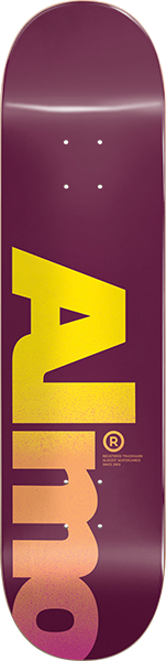 ALMOST FALL OFF SKATEBOARD DECK 8.0 MAGENTA hyb