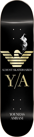 ALMOST AMRANI LUXURY SKATEBOARD DECK 8.25 super sap r7