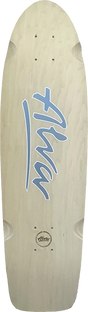 ALVA 1978 LOST MODEL SKATEBOARD DECK 8.5x30 NAT/INDIGO BLU w/ grip