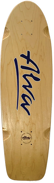 ALVA 1978 SKATEBOARD DECK-8.5x30 NAT/BLU/SIL w/grip