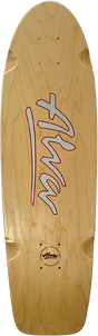ALVA 1978 OG LOGO SKATEBOARD DECK-8.5x30 NAT/RED/SIL w/grip