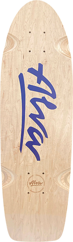 ALVA BELA REISSUE SKATEBOARD DECK 8.5x27 NAT/COBALT BLUE