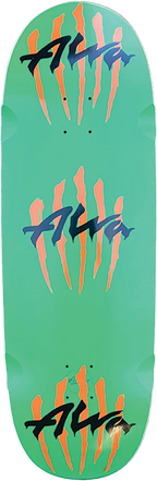 ALVA EGG TRIPLE SCRATCH SKATEBOARD DECK-10.6x33 ORG