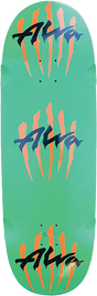 ALVA EGG TRIPLE SCRATCH SKATEBOARD DECK-10.6x33 ORG