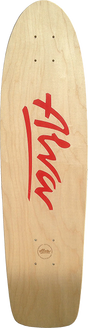 ALVA 1977 OG SKATEBOARD DECK 7.75x29.5 NAT/RED