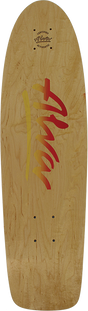 ALVA 1977 OG SKATEBOARD DECK 7.75x29.5 NAT W/RED/YEL FADE with black magic griptape