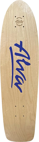 ALVA 1977 OG SKATEBOARD DECK-7.75x29.5 NAT/INDIGO BLUE