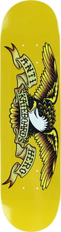 ANTI HERO CLASSIC EAGLE MINI SKATEBOARD DECK 7.3 YEL