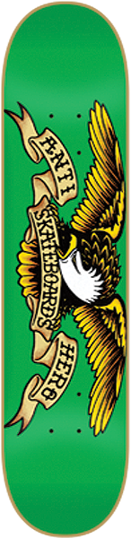 ANTI HERO CLASSIC EAGLE SKATEBOARD DECK 7.81 GREEN