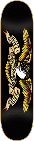 ANTI HERO CLASSIC EAGLE SKATEBOARD DECK 8.12 BLACK