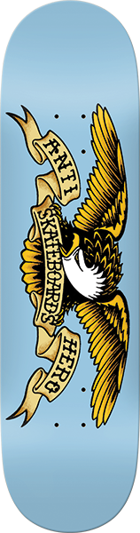 ANTI HERO CLASSIC EAGLE SKATEBOARD DECK 8.28 LT.BLUE