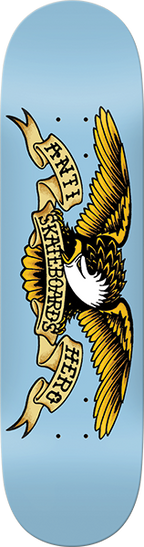 ANTI HERO CLASSIC EAGLE SKATEBOARD DECK 8.28 LT.BLUE