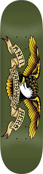 ANTI HERO CLASSIC EAGLE SKATEBOARD DECK 8.38 GREEN