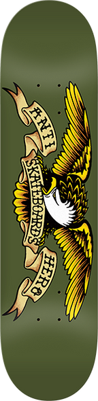 ANTI HERO CLASSIC EAGLE SKATEBOARD DECK 8.38 GREEN