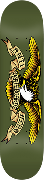 ANTI HERO CLASSIC EAGLE SKATEBOARD DECK 8.38 GREEN
