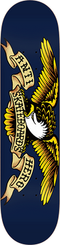 ANTI HERO CLASSIC EAGLE SKATEBOARD DECK 8.5 NAVY