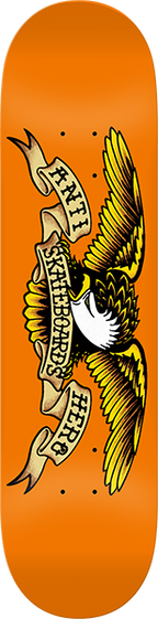 ANTI HERO CLASSIC EAGLE SKATEBOARD DECK 9.0 ORANGE