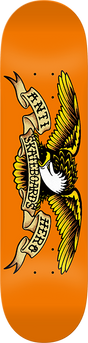 ANTI HERO CLASSIC EAGLE SKATEBOARD DECK 9.0 ORANGE