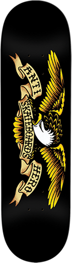 ANTI HERO EAGLE DBX SKATEBOARD DECK 8.5 BLACK