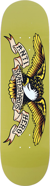 ANTI HEROEAGLE DBX SKATEBOARD DECK-8.62 GREENISH with grip