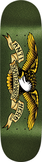 ANTI HERO EASY RIDER CLASSIC EAGLE SKATEBOARD DECK 8.38 GRN METALLIC