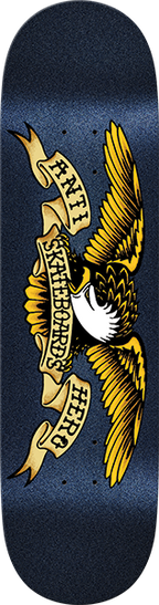 ANTI HERO EASY RIDER CLASSIC EAGLE SKATEBOARD DECK 8.5 NAVY METALLIC