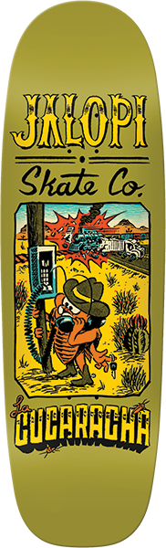 ANTI HERO JALOPI CUCARACHA SKATEBOARD DECK-9.69 BROWN