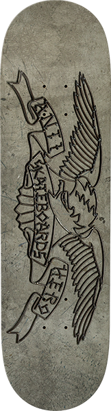 ANTI HERO TREASURE ISLAND EAGLE SKATEBOARD DECK-8.5 GRY