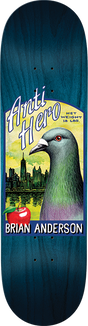 ANTI HERO ANDERSON HOMERS SKATEBOARD DECK-8.62 BLUE