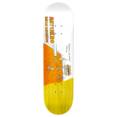 ANTI HERO ANDERSON POROUS WALKER RD3 SKATEBOARD DECK-8.75 WHITE