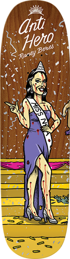 ANTI HERO BERES MISS CORPORATE GREED SKATEBOARD DECK 8.63X32.04