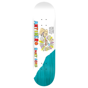 ANTI HERO BERES POROUS WALKER RD3 SKATEBOARD DECK-8.5 WHITE