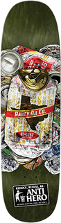 ANTI HERO RANEY REFUSE SKATEBOARD DECK 8.63X32.04