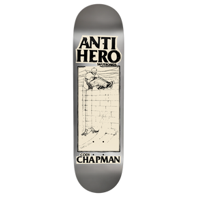 ANTI HERO CHAPMAN DBX LANCE MTN ART SKATEBOARD DECK-8.32 SILVER