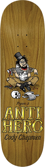ANTI HERO CHAPMAN EAT THE RICH SKATEBOARD DECK-8.32