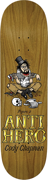 ANTI HERO CHAPMAN EAT THE RICH SKATEBOARD DECK-8.32